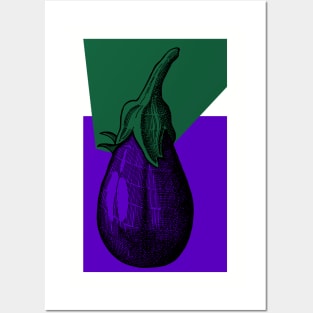 Eggplant Posters and Art